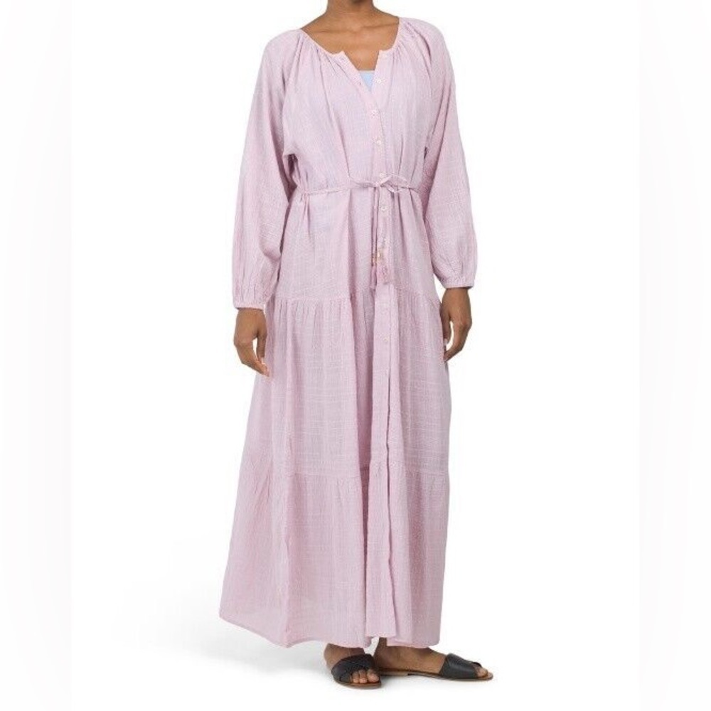 NWT L*Space Napali Maxi Dress Lavender Size L - Picture 2 of 10